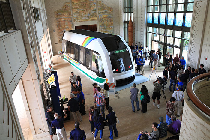 ホノルルを救う、ハワイ初の電車